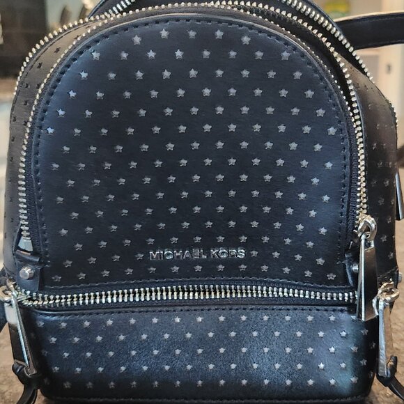 Michael Kors Mini Black Backpack - Picture 1 of 1